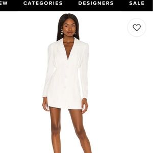 Lovers & Friends white blazer dress size medium great for Parties & holiday